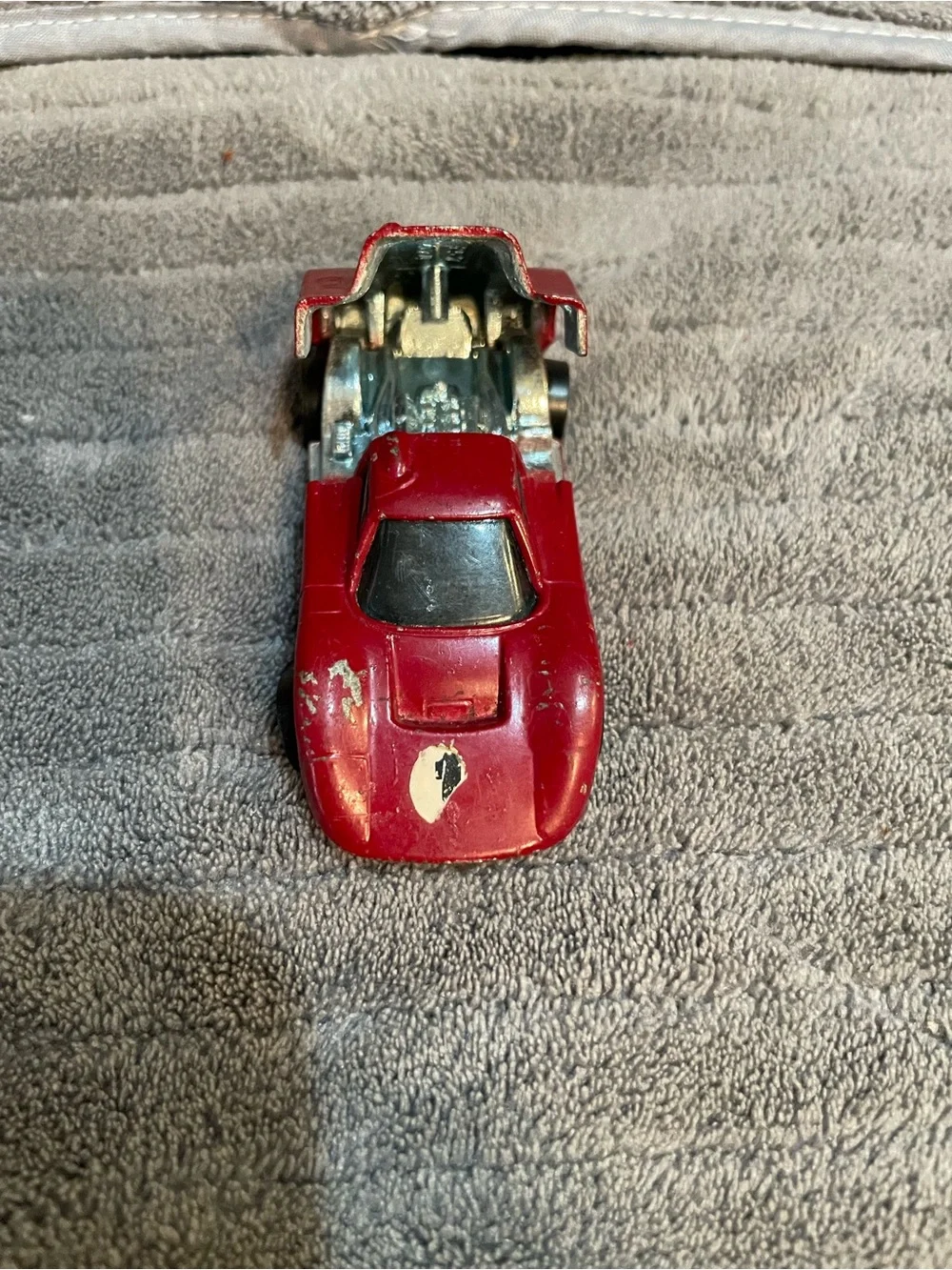 Vintage 1968 HOT WHEELS REDLINE FORD MARK IV Red USA *Nice